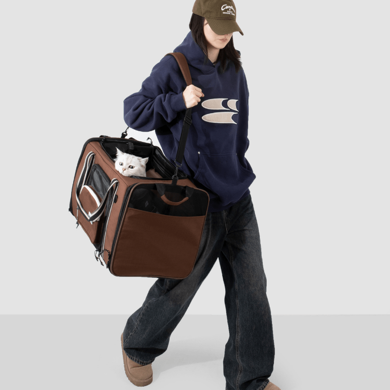 MAX Expandable Pet Travel Carrier for Cats and Small Dogs - ZoePaws