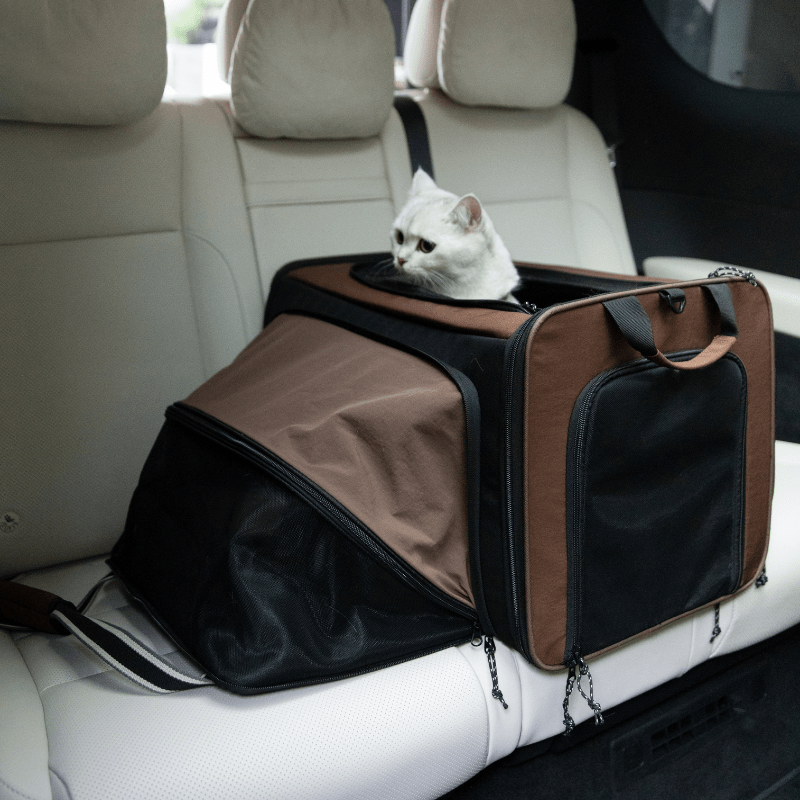 MAX Expandable Pet Travel Carrier for Cats and Small Dogs - ZoePaws