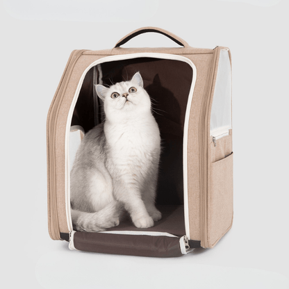 Mobile Castle Pet Backpack Vorderansicht