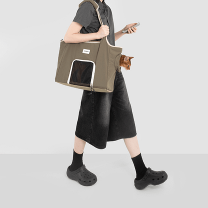 Nylon Pet Shoulder Carrier Bag for Daily Walks - ZoePaws