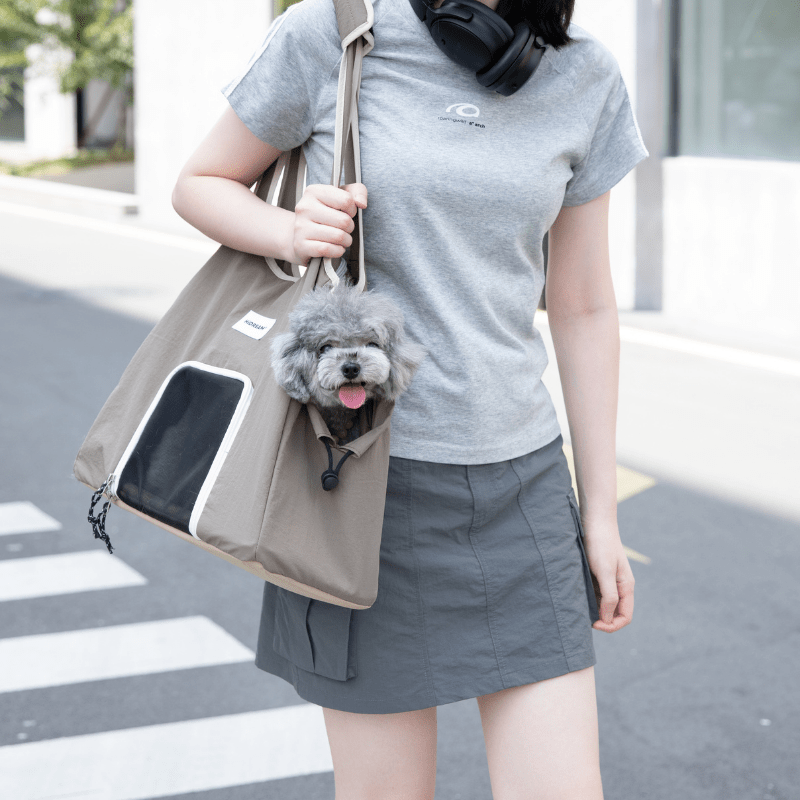 Nylon Pet Shoulder Carrier Bag for Daily Walks - ZoePaws