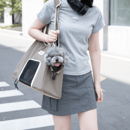 Nylon Pet Shoulder Carrier Bag for Daily Walks - ZoePaws