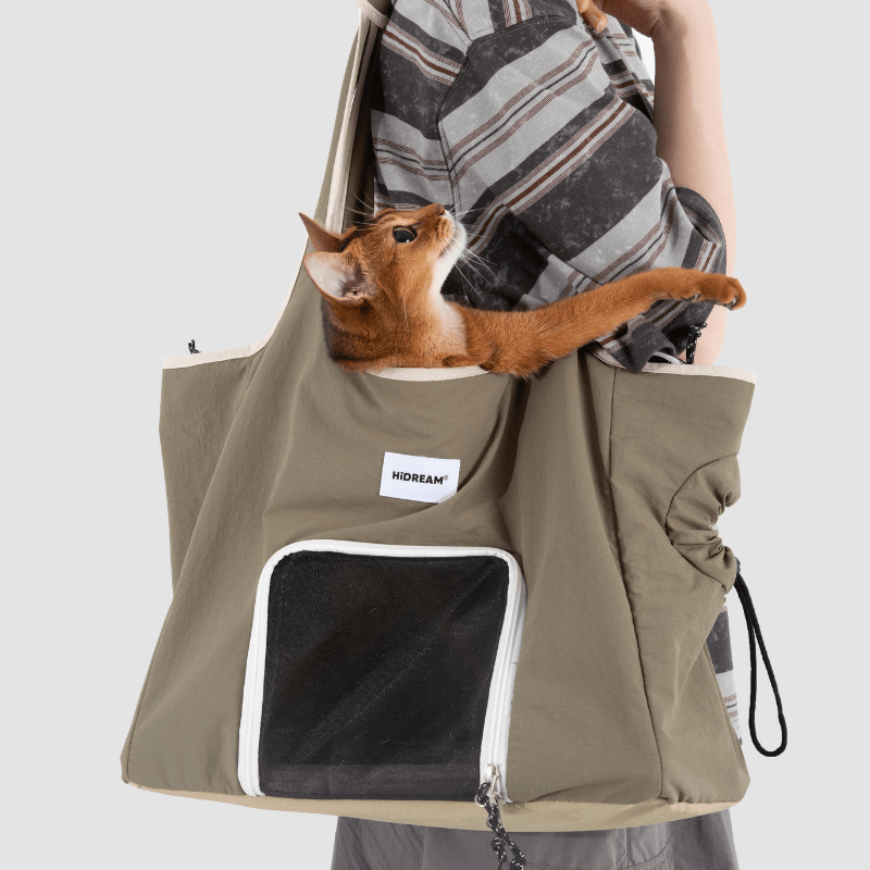 Nylon Pet Shoulder Carrier Bag for Daily Walks - ZoePaws
