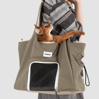 Nylon Pet Shoulder Carrier Bag for Daily Walks - ZoePaws