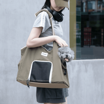 Nylon Pet Shoulder Carrier Bag for Daily Walks - ZoePaws