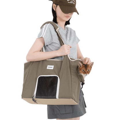Nylon Pet Shoulder Carrier Bag for Daily Walks - ZoePaws