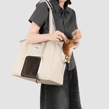 Nylon Pet Shoulder Carrier Bag for Daily Walks - ZoePaws