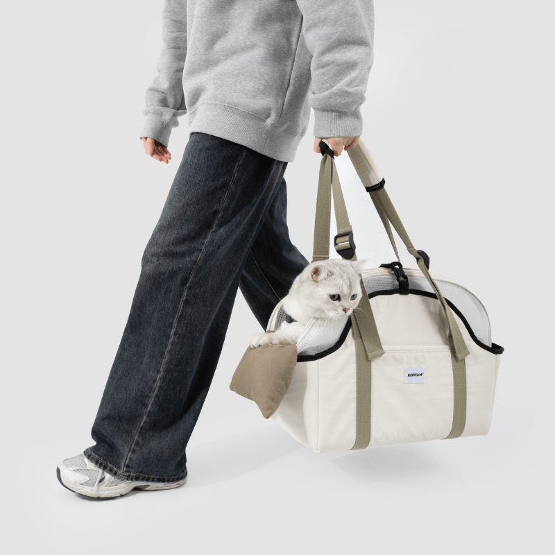 Pet Walking Shoulder Bag with Removable Mesh Cover - ZoePaws