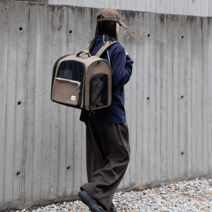 Plaid Pet Travel Backpack Carrier with Large Ventilated Space - ZoePaws
