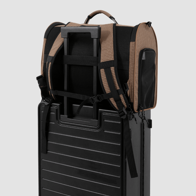 Plaid Pet Travel Backpack Carrier with Large Ventilated Space - ZoePaws