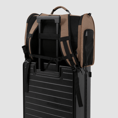 Plaid Pet Travel Backpack Carrier with Large Ventilated Space - ZoePaws