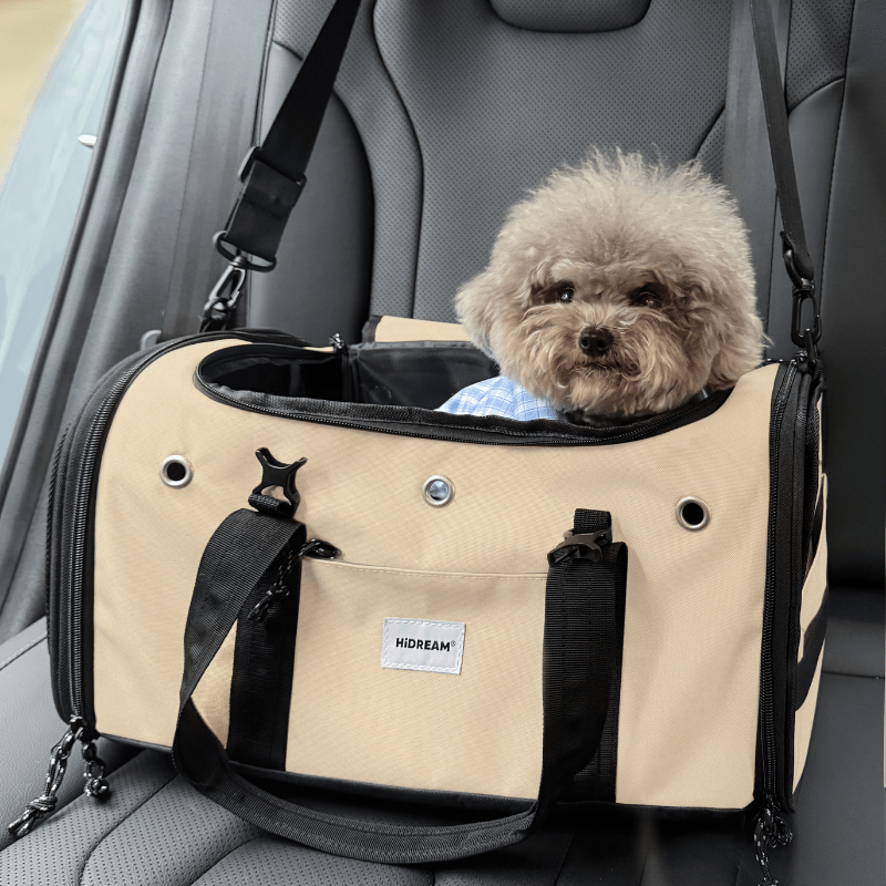 Toast-Style Airline Pet Carrier with Breathable Mesh Windows - ZoePaws