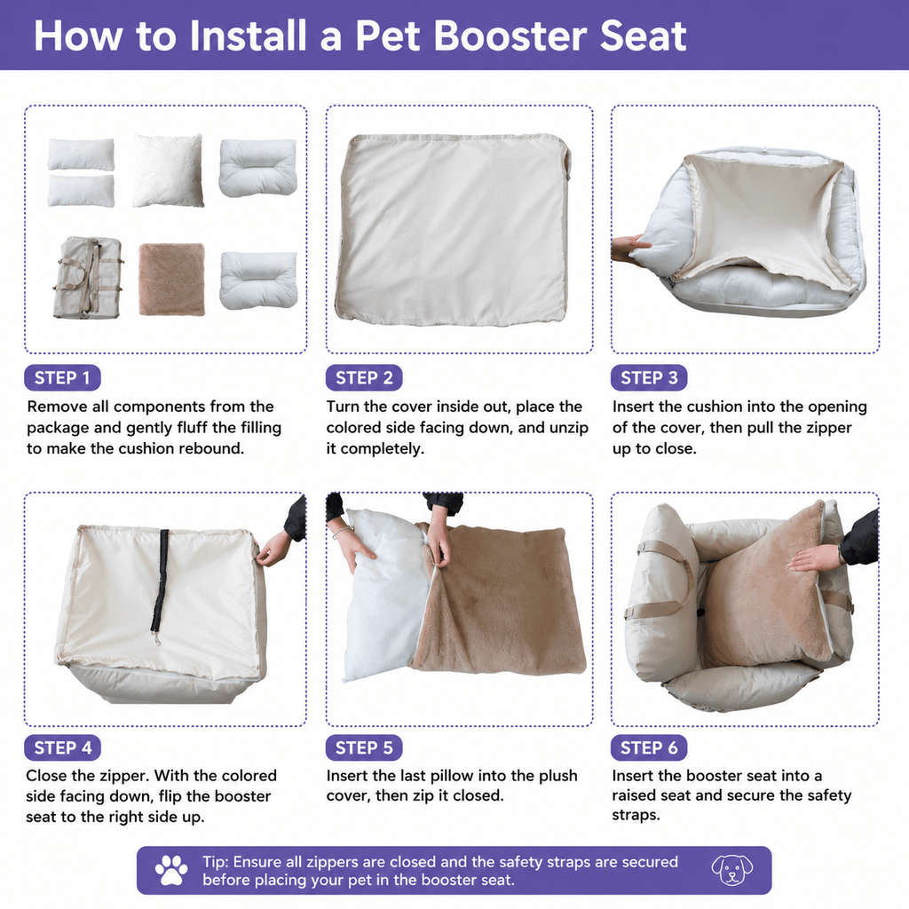 UltraSoft Pet Dog Car Carrier Seat - ZoePaws