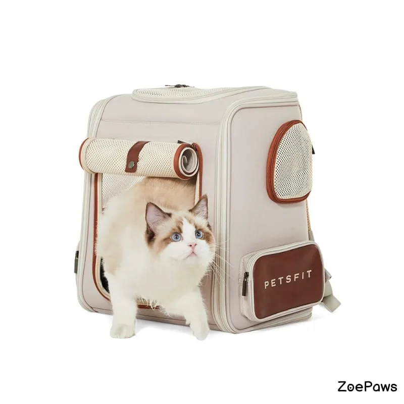 The Modern Pet Travel Backpack – Structured & Stylish Carrier
