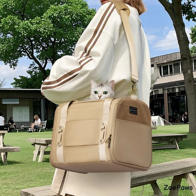 Expandable Pet Car Seat & Travel Carrier – Safety and Space